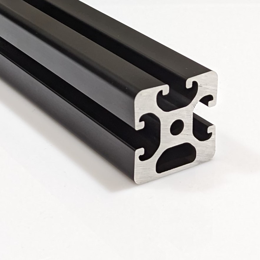 image of 650179 - TS40-40 M TRI SLOT BLACK ANODIZE