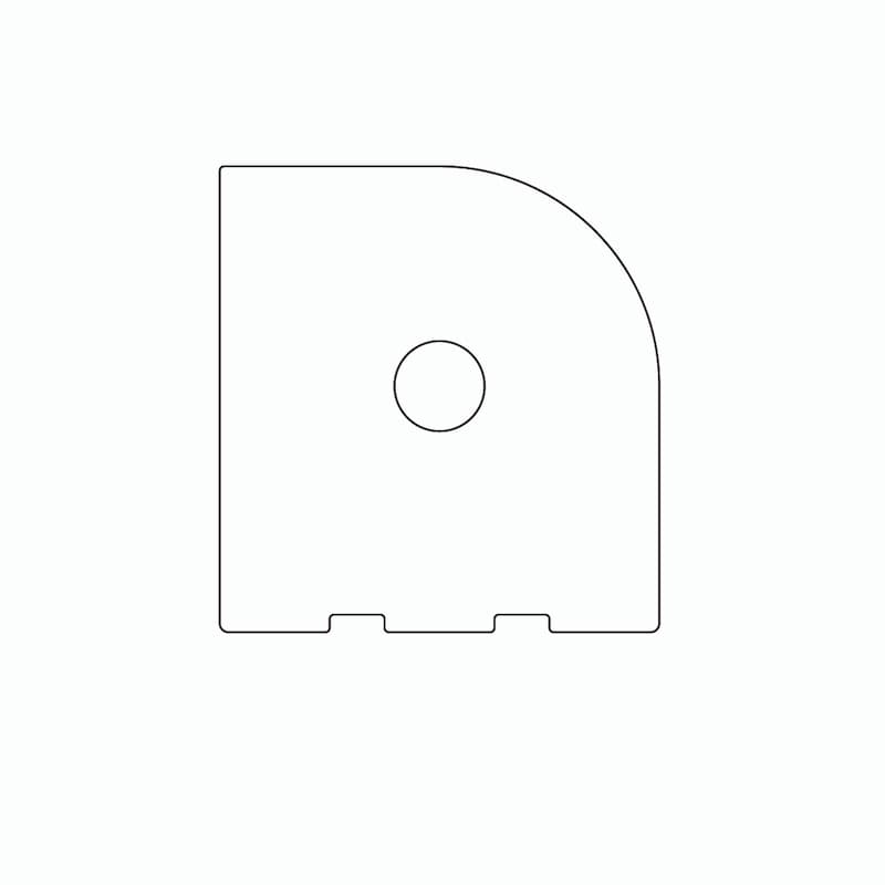 image of Right Angle Pivot Nub